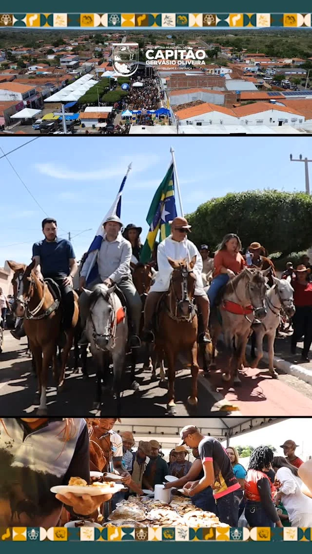 Veja um pouco se como foi a cavalgada da nossa Tradicional Festa do Vaqueiro 2025 que percorreu algumas vias da cidade com parada final na praça central para a missa solene em intenção dos vaqueiros.